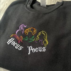 Hocus Pocus Embroidered crewneck sweater